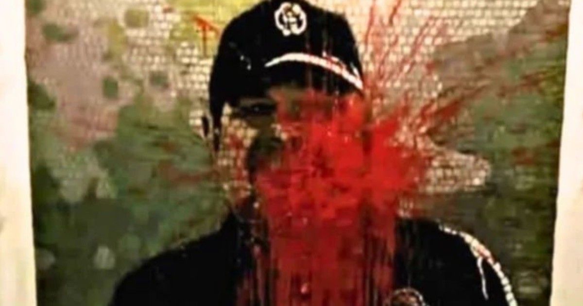 vandalizaron-un-mural-de-maradona-en-la-cancha-de-gimnasia,-a-dos-semanas-del-clasico-con-estudiantes:-el-video-del-vergonzoso-ataque