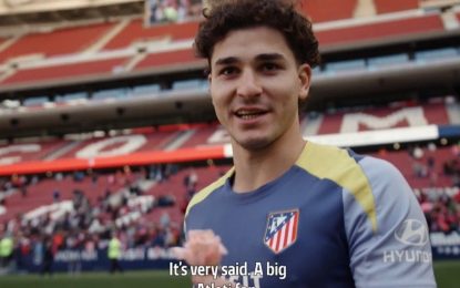 Julián Álvarez, puro corazón: su increíble gesto con un hincha del Atlético de Madrid que perdió a su hija