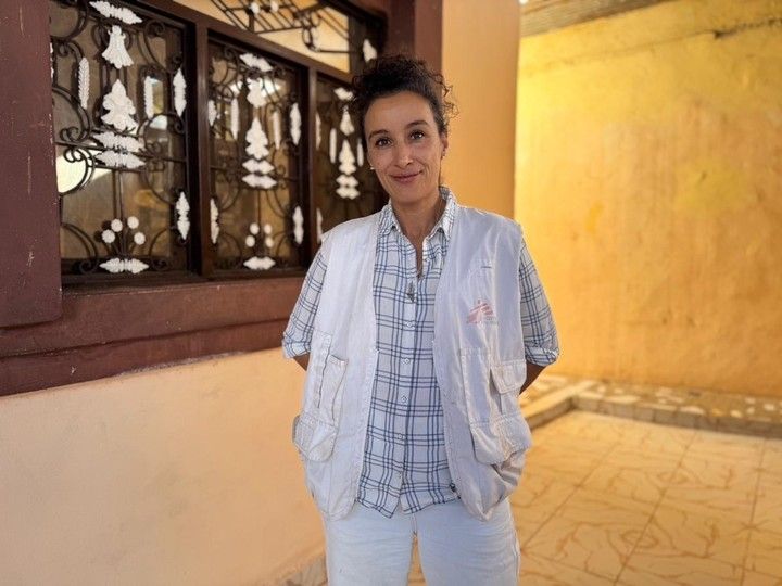 Myriam Larousse es coordinadora de emergencia en Darfur de Médicos Sin Fronteras (MSF). Foto: Gentileza