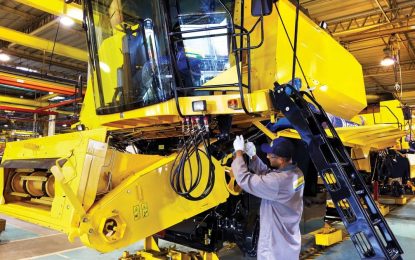 Importante aumento del patentamiento de cosechadoras en octubre