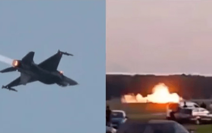 Tragedia en el Dubai: un avión de combate se estrelló durante una exhibición y murió el piloto