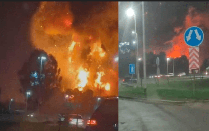 Cayó una avioneta en la central térmica de Ezeiza y explotó una fábrica