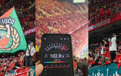 La fiesta y el infierno ensordecedor de la hinchada de Marruecos por dentro: al Mundial 2030 habrá que venir con tapones en los oídos