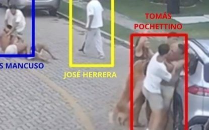 Escándalo en Brasil: se conoció el video de la pelea de los tres argentinos de Fortaleza en Año Nuevo